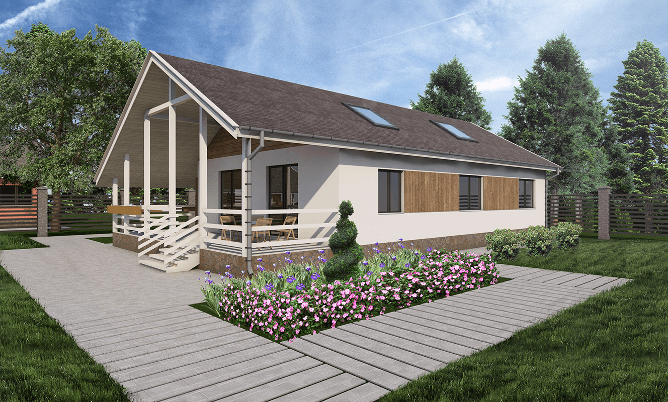 Проект дома 1.127 компания ЭкоДом